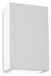Firstlight 8324 Gallery Square LED 2 Light Plaster Wall Light in White