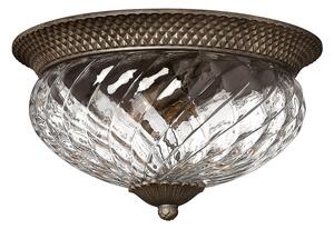 HK-PLANT-F-L-PZ 3 Light Pearl Bronze Flush Ceiling Light