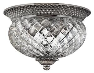 HK-PLANT-F-SPL 2 Light Polished Antique Nickel Flush Light