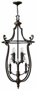 HK/PLYMOUTH8/P 8 Light Vintage Pendant in Olde Bronze