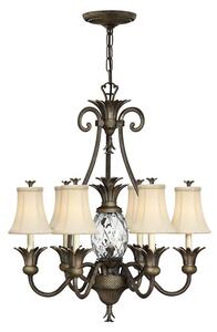 HK-PLANT7-PZ 7 Light Pearl Bronze Decorative Chandelier
