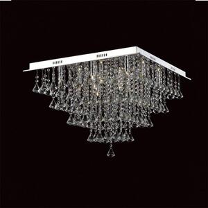 Impex CFH301171/12/PL/CH Parma 12 Light Flush Ceiling Light