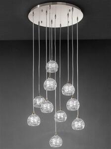 Franklite Tierney FL2301/10 10 Light Pendant Ceiling Light