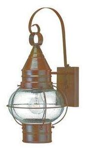 HK/CAPECOD/M Outdoor 1 Light Med Solid Bronze Wall Lantern