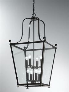 Franklite Atrio LA7005/8 8 Light Bronze Square Ceiling Lantern