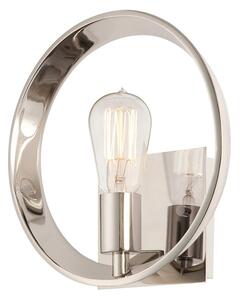 Theater Row 1 Light Imperial Silver Finish Wall Light