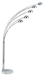 Searchlight 3085-5CC Stylish Chrome ARC Floor Lamp