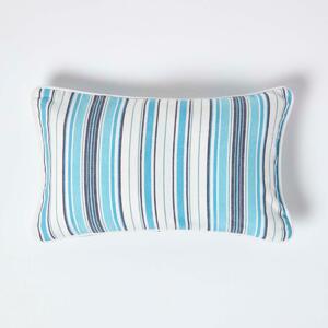 Cotton New England Stripe Rectangular Cushion Cover, 30 x 50 cm