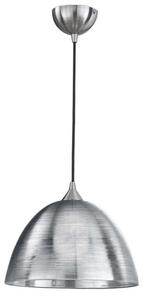 F2290/1/928 Glass 1 Light Medium Ceiling Light in Silver