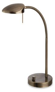 Firstlight 4926AB Milan LED One Light Table Lamp In Antique Brass