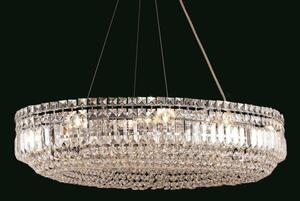 Impex CE09192/12/CH Olovo 12 Light Oval Chrome Ceiling Pendant