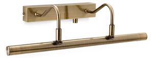 Firstlight 4893AB Dimmable LED Picture Light In Antique Brass - Width: 455mm