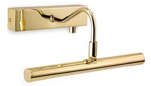 Firstlight 4892BR Dimmable LED Picture Light In Polished Brass - Width: 280mm