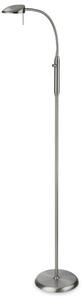 Firstlight 4927BS Milan LED One Light Floor Light In Brushed Steel