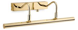 Firstlight 4893BR Dimmable LED Picture Light In Polished Brass - Width: 455mm