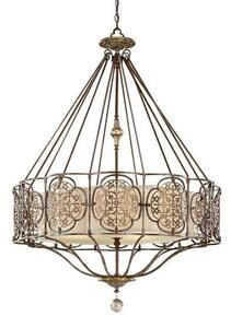 FE/MARCELLA4 Marcella 4 Light British Bronze Ceiling Pendant