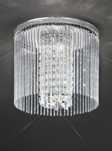 Franklite CF5724 Charisma Large Crystal Flush Ceiling Light