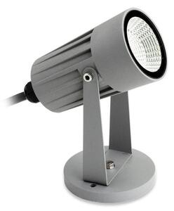 Firstlight 4907SI LED Outdoor Wall/Floor Spotlight In Silver - Optional Spike