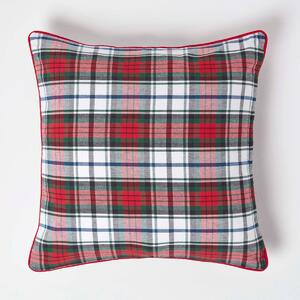 Homescapes Cotton Macduff Tartan Cushion Cover, 60 x 60 cm