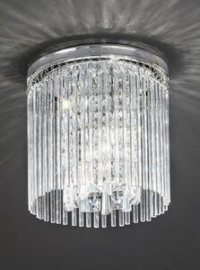 Franklite CF5723 Charisma Small Crystal Flush Ceiling Light