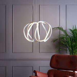 Dar ALO012 Alonsa Ceiling Pendant Light In Twisted Form With High Efficiency LED's - Dia: 470mm