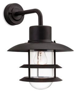 Firstlight 4908BK Austin One Light Outside Wall Lantern Light In Black