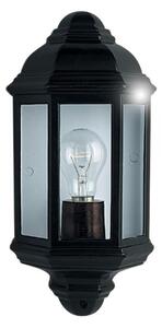 Searchlight 280BK 1 Light Outdoor Wall Lantern Light In Black
