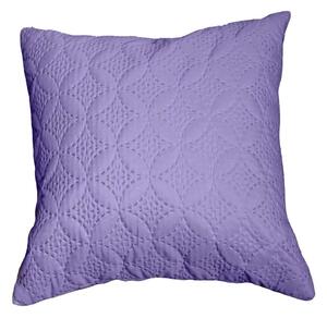 Homescapes Ultrasonic Mauve Quilted Embossed Cushion Cover, 40 x 40 cm