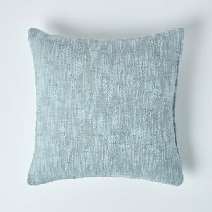 Homescapes Nirvana Cotton Grey Cushion Cover, 45 x 45 cm