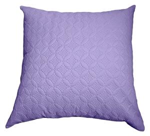 Homescapes Ultrasonic Mauve Quilted Embossed Cushion Cover, 80 x 80 cm