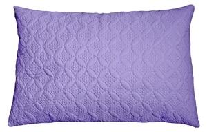 Homescapes Ultrasonic Mauve Quilted Embossed Cushion Cover, 50 x 75 cm