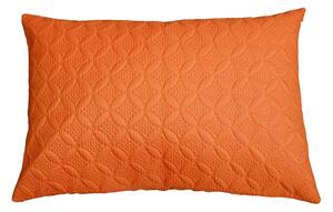 Ultrasonic Orange Quilted Embossed Cushion Cover, 50 x 75 cm