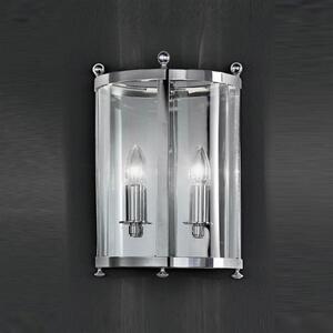 L7000/2 Pultney2 Light Polished Chrome Wall Lantern