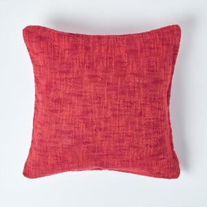 Homescapes Nirvana Cotton Orange Cushion Cover, 60 x 60 cm