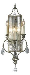 FE/GIANNA3W Gianna 3 Light Gilded Silver Wall Light