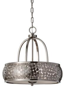 FE-ZARA4 Zara 4 Light Brushed Steel Ceiling Chandelier