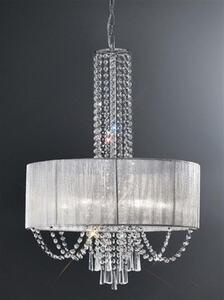 F2304/6 6 Light Chrome and Crystal Pendant