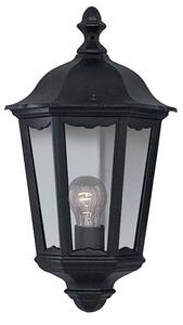 Searchlight 82505BK Alex Outdoor Wall Lamp