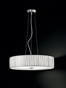 F2284/5 Large Satin Nickel and Silver Ceiling Pendant
