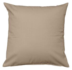 Homescapes Latte Linen Look Cushion Cover - 45 x 45 cm