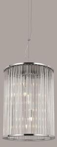 Impex LG012171/06/CH Oklahoma 6 Light Chrome Ceiling Lantern
