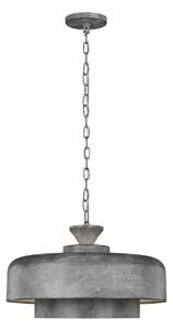 FE-HAYMARKET-P Haymarket 1 Light Ceiling Pendant In A Weathered Galvanised Finish