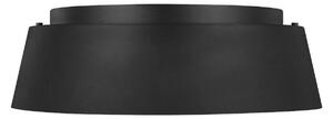FE-ASHER-3F-MB Asher 3 Light Flush Ceiling Light In Midnight Black
