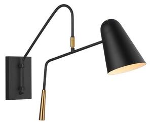FE-SIMON1 Simon 1 Light Wall Light In Midnight Black