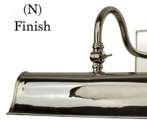BT13N Blenheim 13 In Trough Picture Light In Nickel
