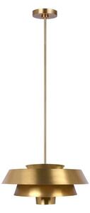 FE-BRISBIN-BB Brisbin1 Light Ceiling Pendant In Burnished Brass