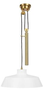 FE-CANDOR-P Candor 1 Light Rise And Fall Ceiling Pendant In Matt White