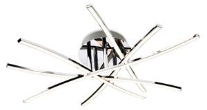 Firstlight 4850CH Caprice LED Flush Ceiling Light In Chrome With Straight Arms