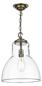 David Hunt Lighting UPT8175 Upton 1 Light Ceiling Pendant In Antique Brass