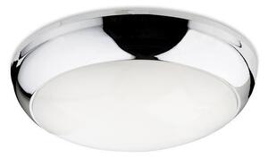 Firstlight 4912CH Regis LED Flush Ceiling Light In Chrome With Polycarbonate Opal Diffuser